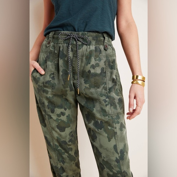 Anthropologie Leda Camouflage Utility Joggers Pants Size Small - Picture 13 of 16